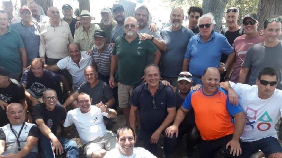 Se realizó el "Tercer almuerzo   anual  motero" en esta ciudad