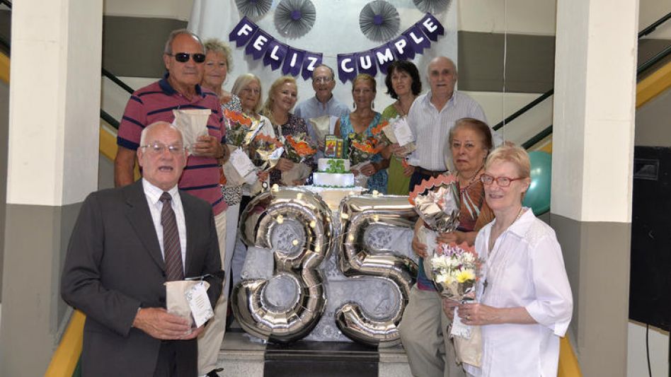 Días pasados el Colegio San Cayetano celebró sus bodas de coral en un emotivo acto.   GENTILEZA COLEGIO SAN CAYETANO.
