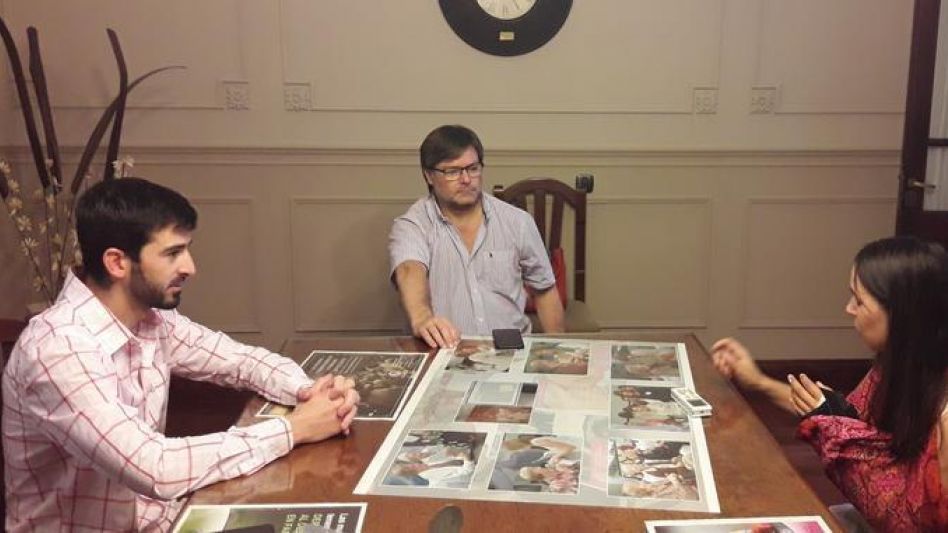  Integrantes de las dos organizaciones de Azul, AECA e IPPA, durante la reunión de trabajo donde se ajustaron detalles sobre la presentación oficial de esta interesante iniciativa.