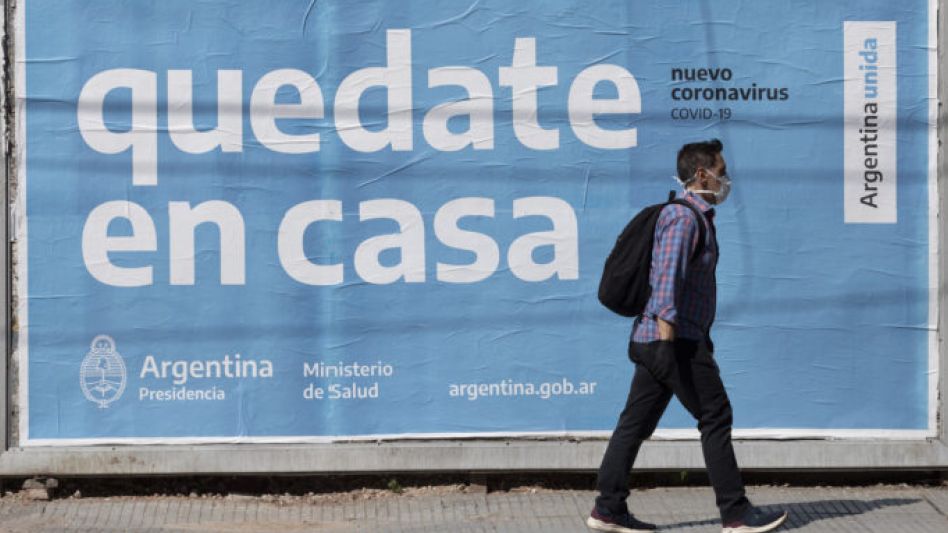 Encuesta revela que casi la mitad de los argentinos cree que no se va a contagiar coronavirus