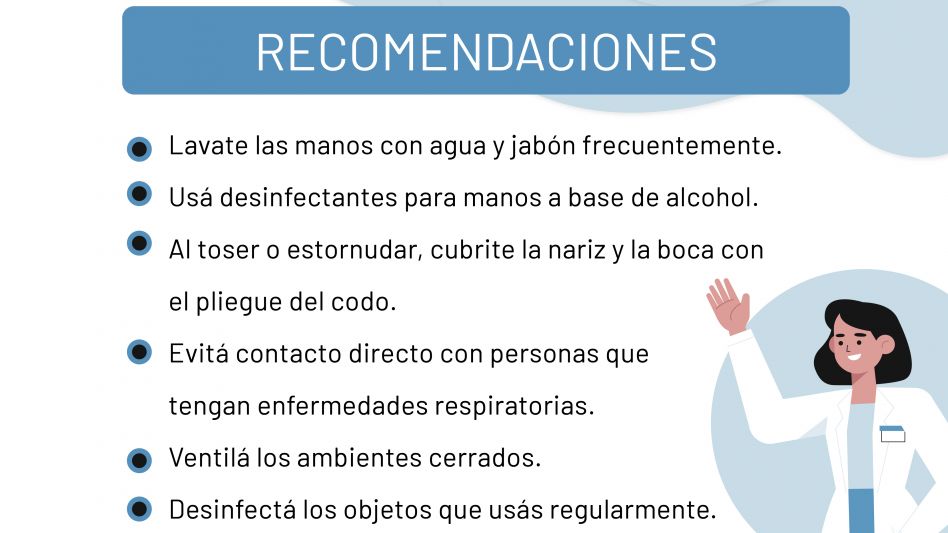 Coronavirus: Medidas y recomendaciones del área de Salud