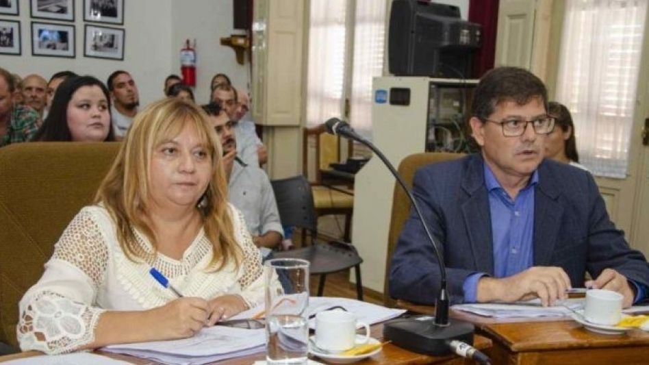 Verónica Crisafulli y Claudio Molina. Foto Facebook  C. Molina