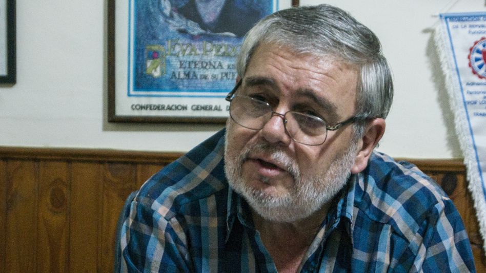 El titular del Sindicato Obrero de la Cerámica Filial Azul, Hugo De Franchi. ARCHIVO/EL TIEMPO 
