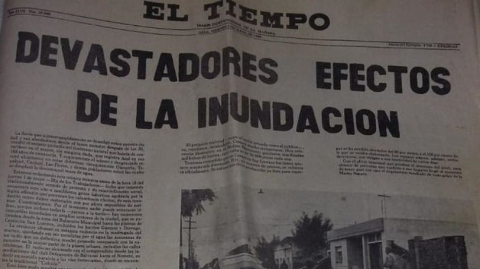 20 fotos de la Inundación del 80'