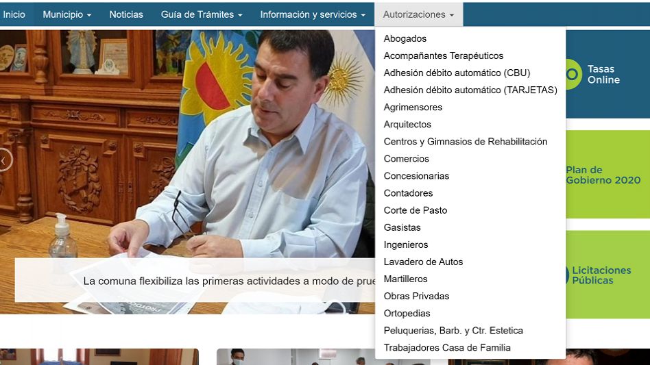 Accedé a las autorizaciones para desarrollar las actividades flexibilizadas por el municipio