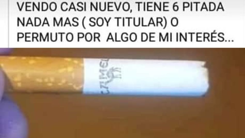 Cigarrillo que me hacés mal y sin embargo te sigo buscando 
