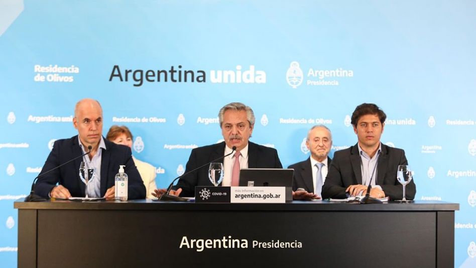 El Gobierno oficializó la extensión de la cuarentena hasta el 24 de mayo. (Presidencia de la Nación)