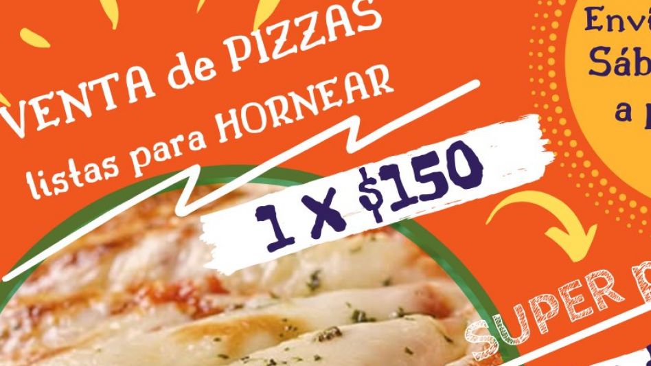Realizarán venta de pizzas a beneficio de merendero del Barrio San Francisco