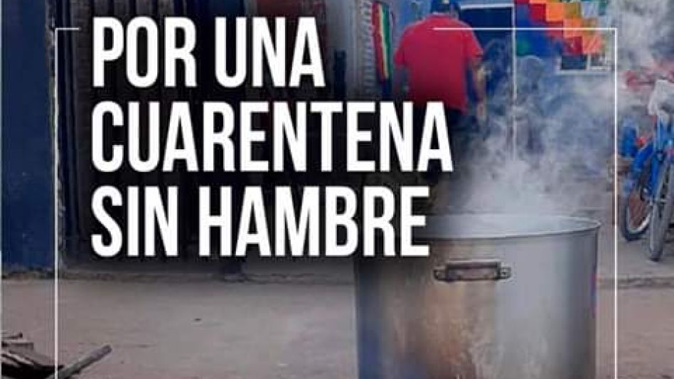 Necesitamos que lleguen los alimentos a los barrios populares de todo el país