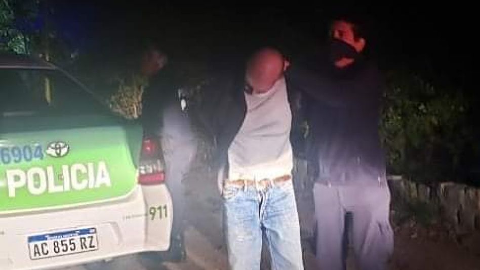 El momento de la detención en Luján. (El Civismo)