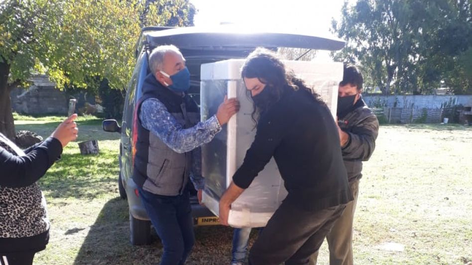 "Me interesó ayudar a este comedor porque significa una caricia al alma"