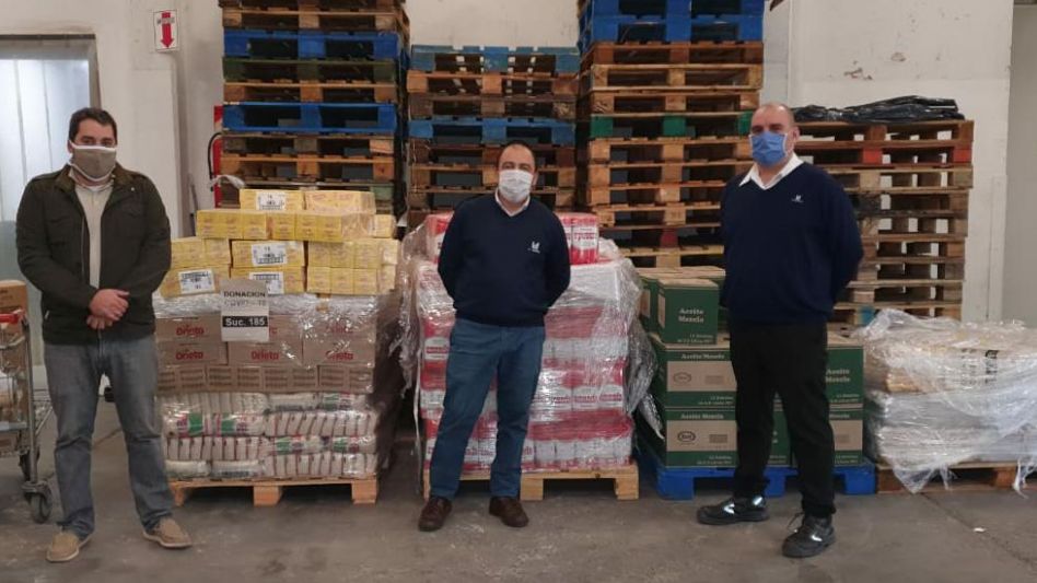 Donación de alimentos a la comuna