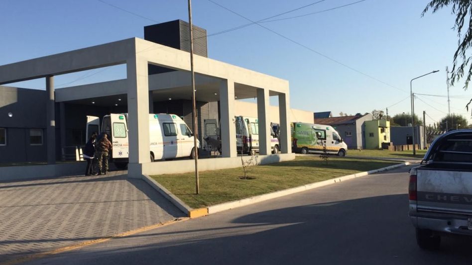 Seis operarios y una oficial de la Patrulla Rural afectados por un escape de gas metano en una planta de biogás. AGENCIA GENERAL ALVEAR/RAFAEL TORRES      