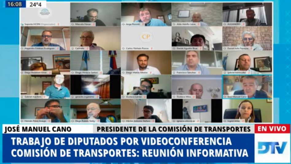 Diputados escucharon a representantes del transporte de pasajeros por la crisis del sector debido a la pandemia