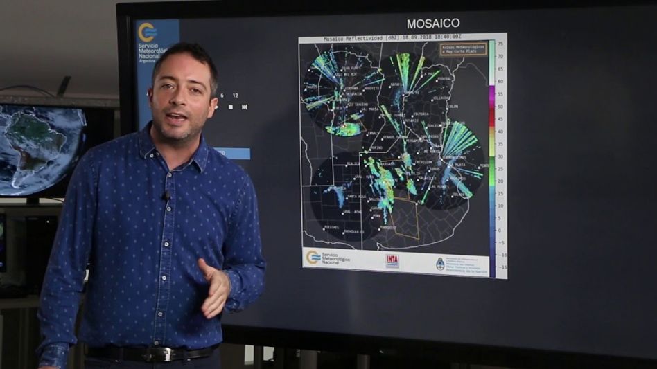 El Coordinador Nacional de la Red de Estaciones Meteorológicas, del Servicio Meteorológico Nacional, Lucas Berengua, habló sobre las fuertes ráfagas de viento que azotaron a Azul y la región. ARCHIVO/