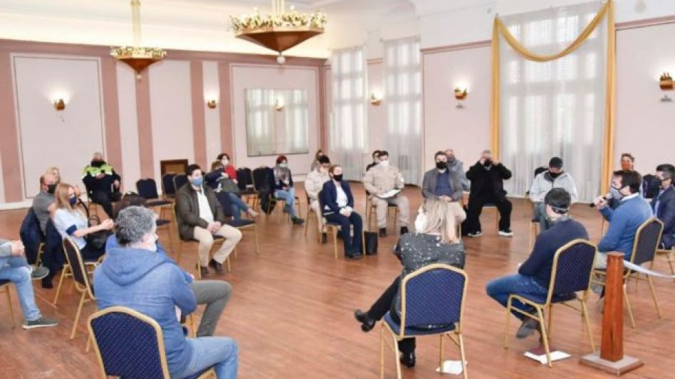 Reunión del Comité de crisis de Necochea. (Mun. Necochea)