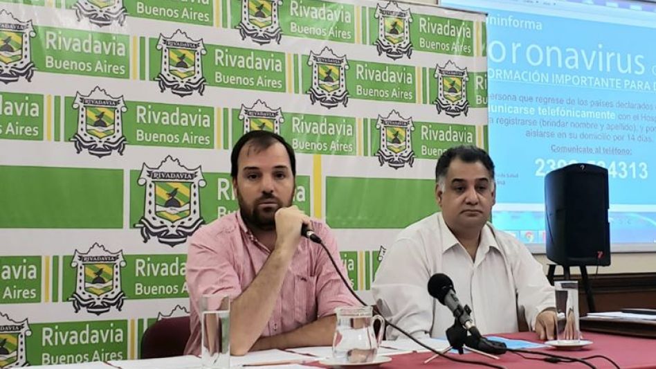 El intendente de Rivadavia, Javier Reynoso. (Facebook)