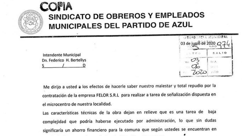 La obra que se lleva adelante en el microcentro está a cargo de la empresa privada FELOR S.R.L. ANGIE DÍAZ JACQUOT