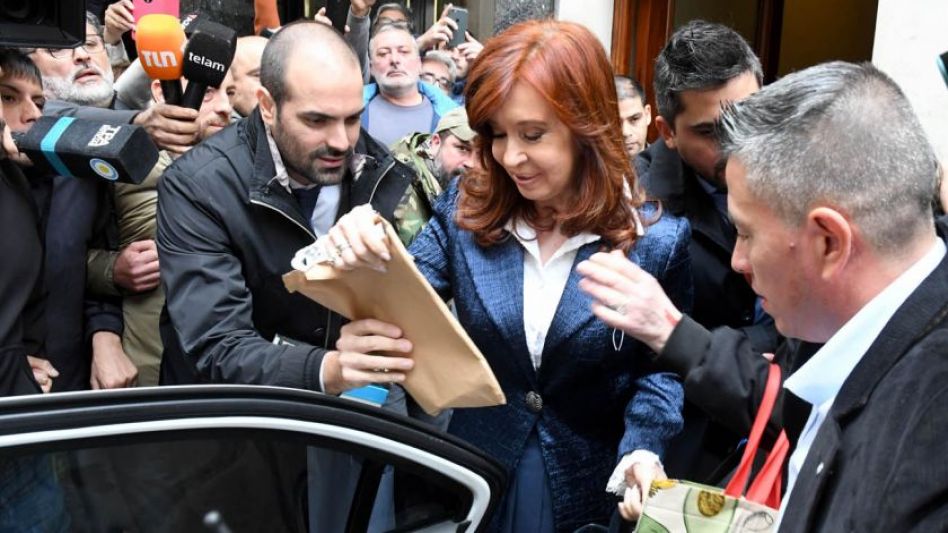 La vicepresidenta figura como una de las dirigentes espiadas y se presentará como querellante. (Télam)