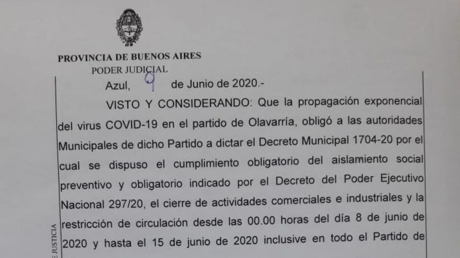 Piden extremar los cuidados en el Poder Judicial para "prevenir la circulación viral" 