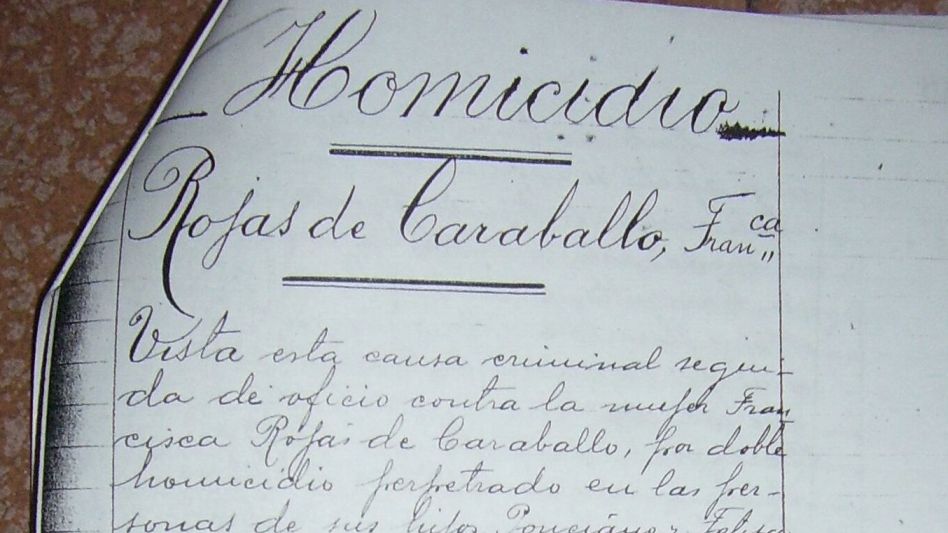 El doble crimen de Francisca Rojas, una asesina que dejó huella