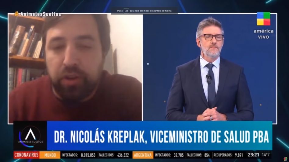 Nicolás Kreplak planteó llevar la cuarentena hasta el 15 de septiembre