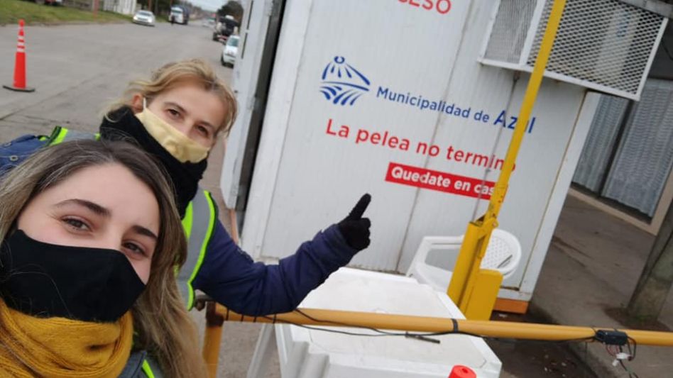 Una red de voluntarios colabora en  los controles que se hacen en Chillar