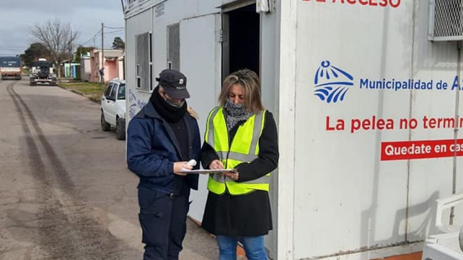 Una red de voluntarios colabora en  los controles que se hacen en Chillar