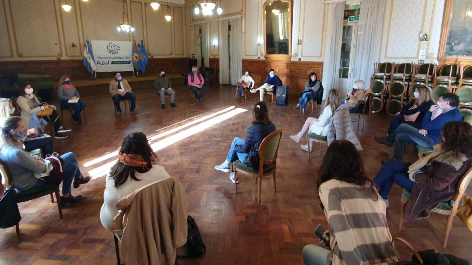 Días pasados se reunieron los profesionales de la salud con el Intendente y el Jefe de gabinete y Gobierno.   PRENSA MUNICIPAL 