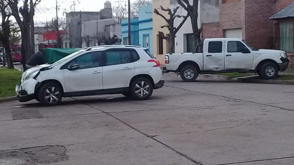 Fuerte choque en Lavalle y Corrientes