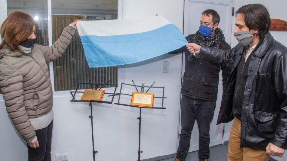 El acto por el 120 aniversario de la creación de la Estación Meteorológica de Azul se llevó adelante este miércoles. NICOLAS MURCIA