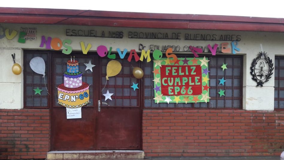 En Rauch 0114 está la escuelita que hoy está de festejo.
