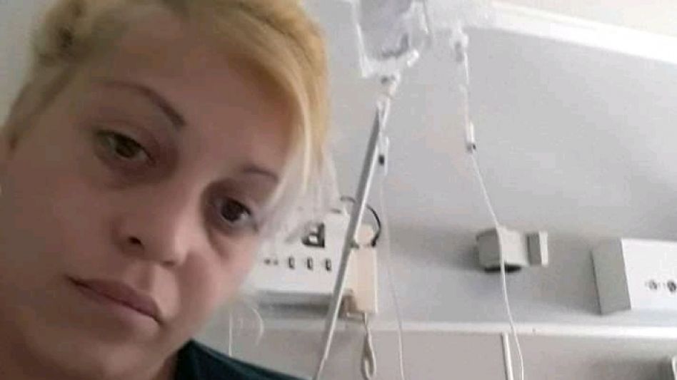 María José López, la joven que habló sobre esta agresión que sufrió hace poco más de dos meses. Había sido internada de nuevo y hasta ayer permanecía en el Hospital Pintos. FOTO GENTILEZA: MARÍA JOSÉ 