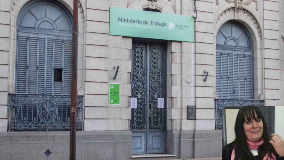 Mariela Barrera asumió el 1 de julio al frente de la Delegación Regional Azul del Ministerio de Trabajo de la provincia de Buenos Aires, en reemplazo de Maximiliano Aramburu. ANGIE DÍAZ JACQUOT