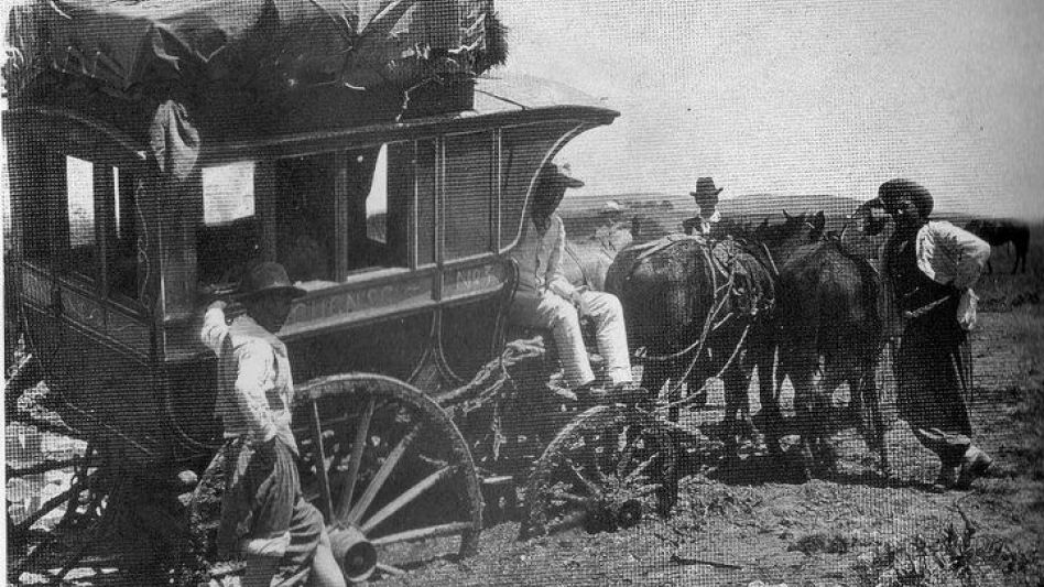 Una galera encajada por la rotura de la cincha. FUENTE: HISTORIAS DE UN MAYORAL. EL GAUCHO GUACHO.