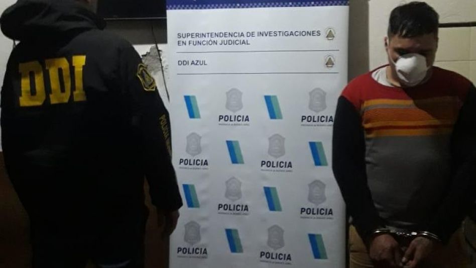 Uno de los acusados del robo de la moto. Fue detenido el viernes, ayer declaró en Tribunales y ahora está privado de la libertad en la Estación de Policía Comunal de General Alvear. DDI AZUL/PBA