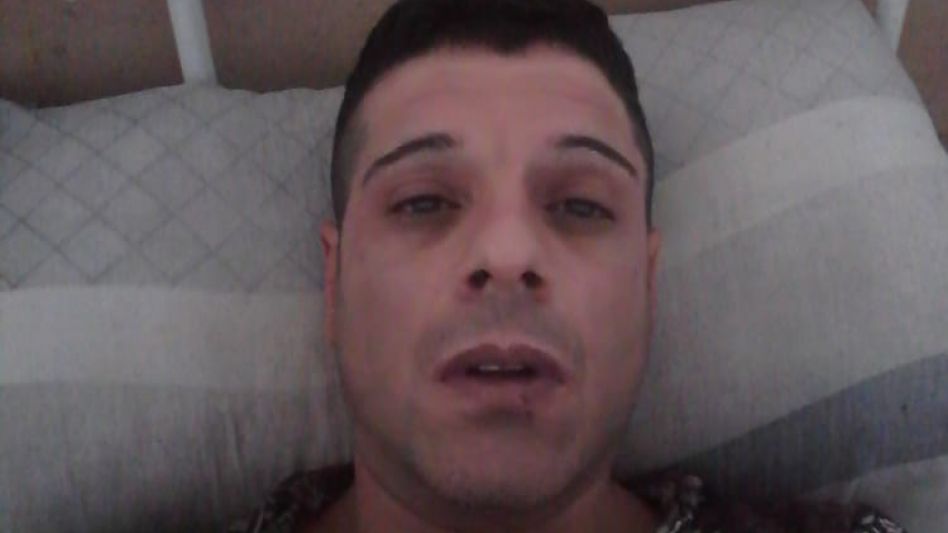 Rubén Oscar Quintana, el preso que tiene COVID-19. En la otra imagen, su abogado: Germán Vena.
