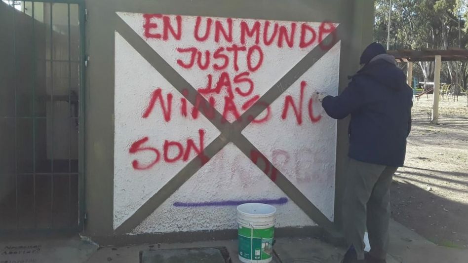 Actos de vandalismo   en el Parque Municipal