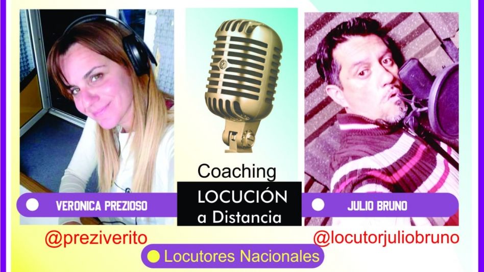 El curso estará a cargo de dos locutores nacionales. Prezioso es azuleña. 