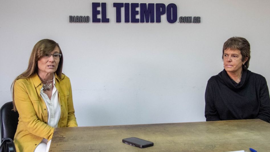 La decana de la Facultad de Agronomía de Azul, Liliana Monterroso y la secretaria academica de la institución Silvia Losardo, cuando dialogaron con EL TIEMPO. ANGIE DÍAZ JACQUOT
