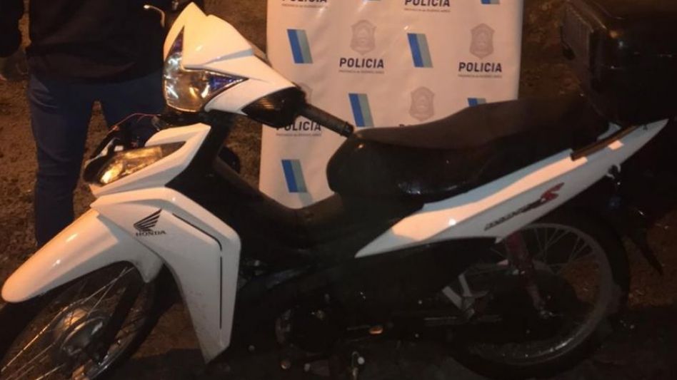 La moto robada el pasado 22 de julio. Por ese hecho dos azuleños permanecen con prisión preventiva. ARCHIVO/EL TIEMPO