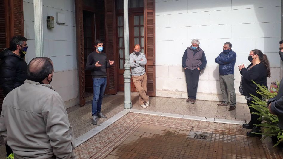 Volvieron a realizar una entrega de insumos sanitarios para clubes