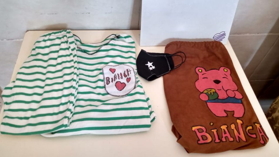 Mujeres privadas de libertad elaboraron pijamas y tapabocas para niños alojados en el Hogar Sagrado Corazón de Azul