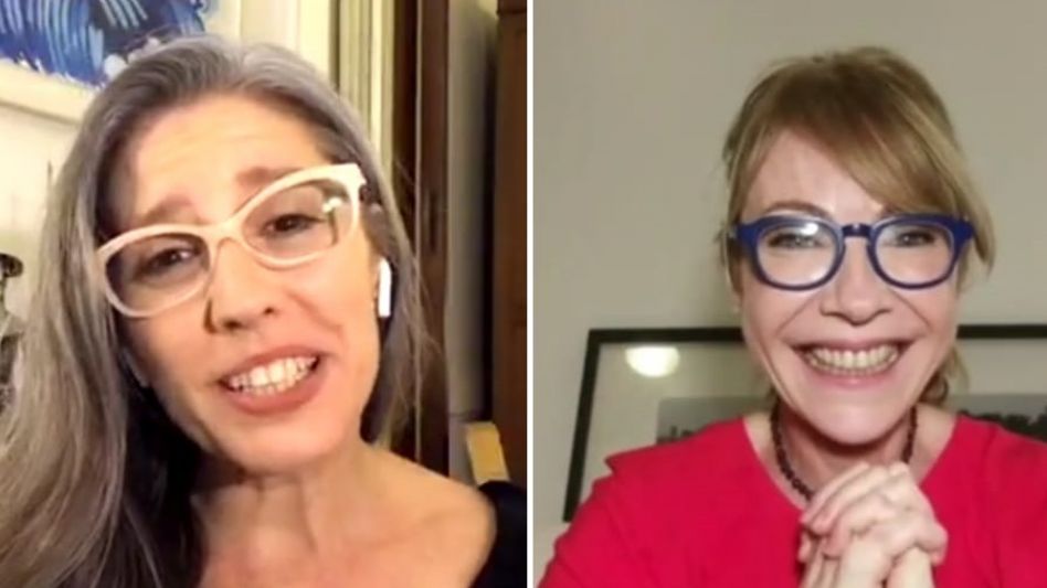 Lala Franco e Inés Estévez en un mano a mano 