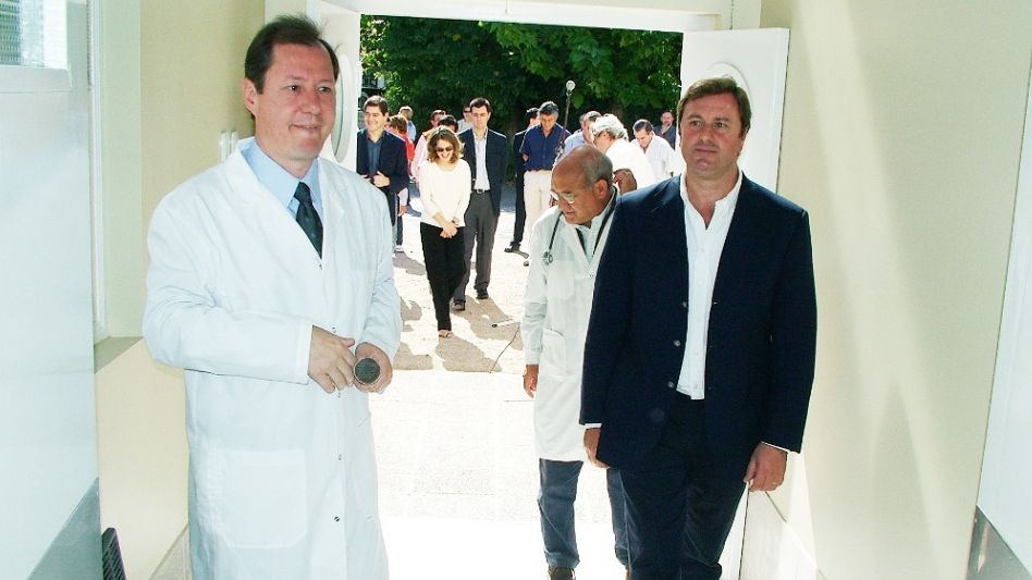 Inauguración del Shock Room del Servicio de Emergencias, en el hospital Pintos, que simboliza el Sistema de Salud Local que supimos construir con planificación