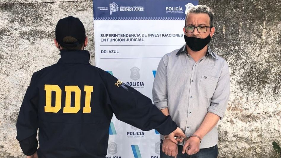 El acusado está detenido en la Estación de Policía Comunal de General Alvear. DDI AZUL/PBA