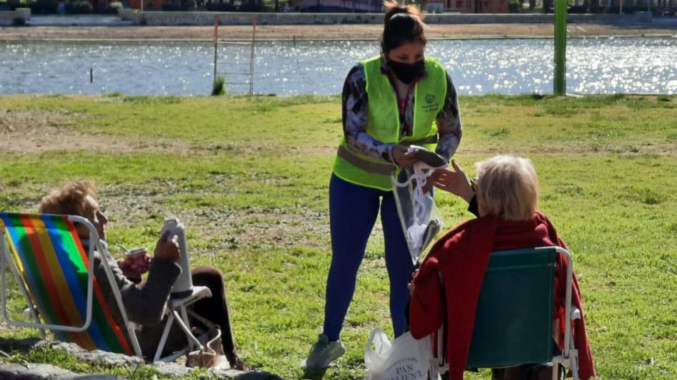 Actividad de prevención en espacios públicos