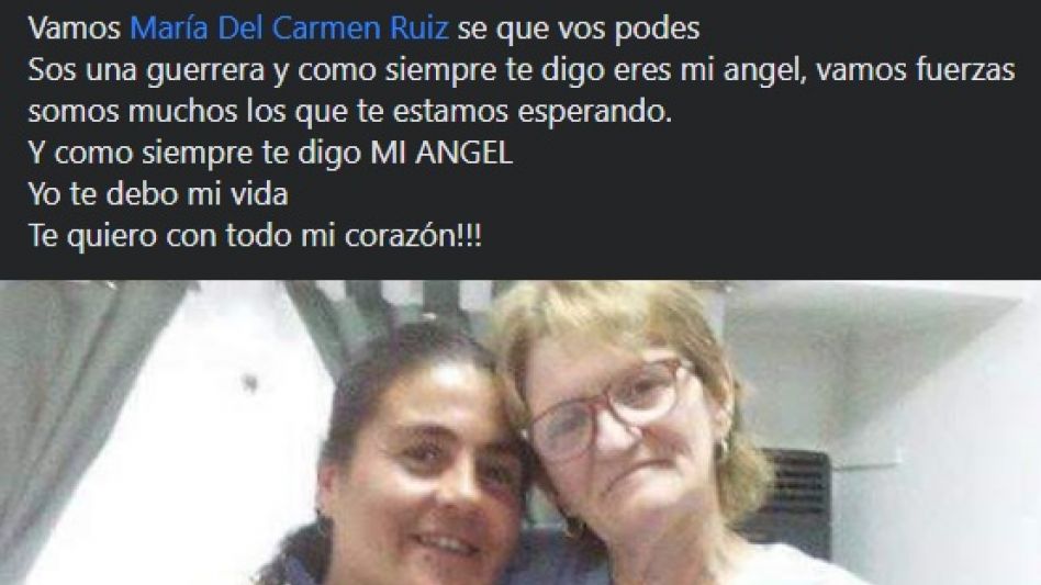 Gran cantidad de manifestaciones en apoyo a la doctora Ruiz. (Capturas Facebook)