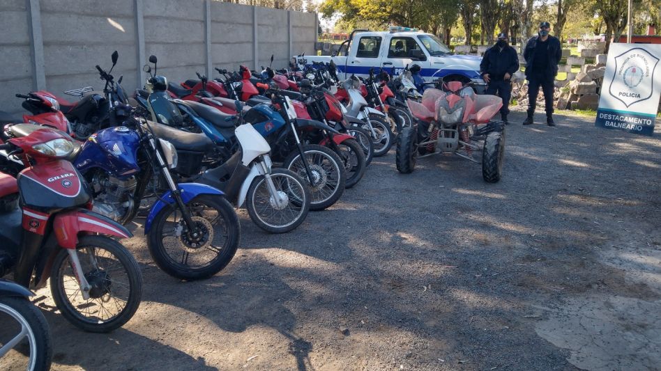 Secuestraron varias motos y un cuatriciclo