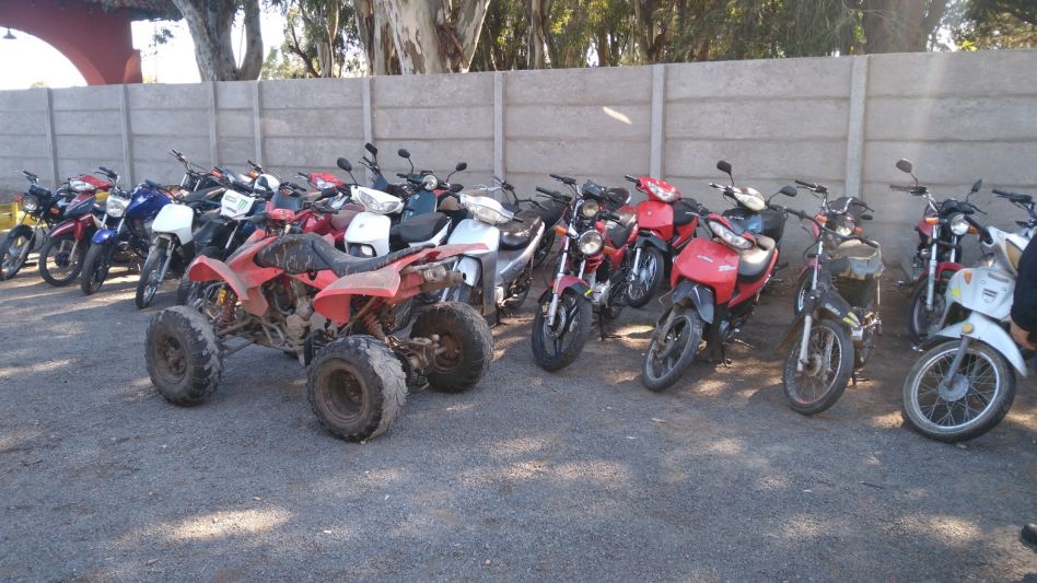 Secuestraron varias motos y un cuatriciclo